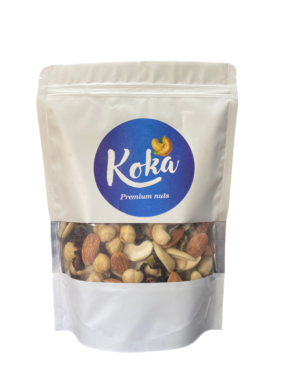 Koka Adventure Trail Mix Nutty Chocolate (All ROASTED Pecans, Cranberries, Hazelnut, Orange Skin, Salted Almonds, Pumpkin Seeds, Dark & Milk Chocolate)