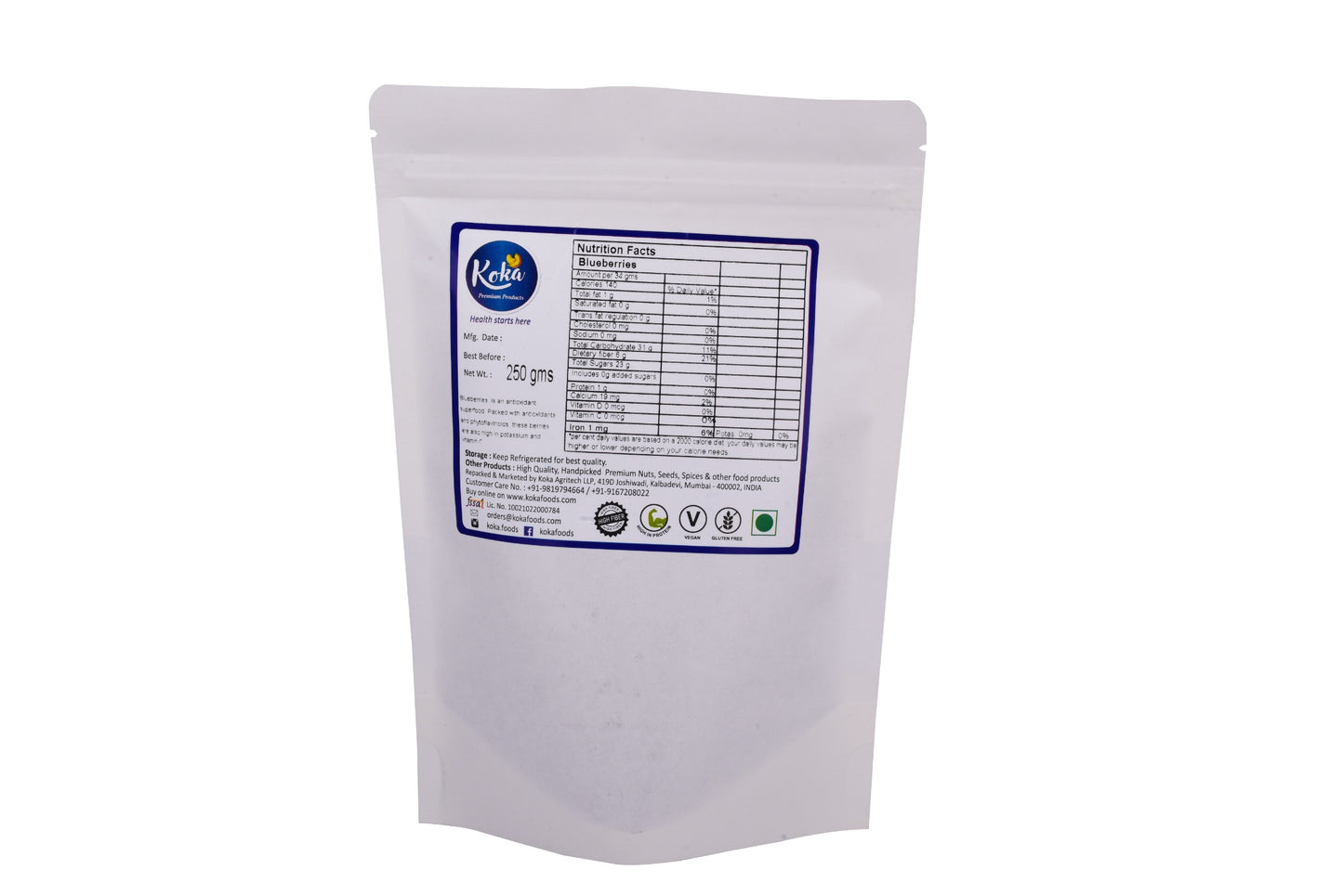 Koka Canadian Blueberries