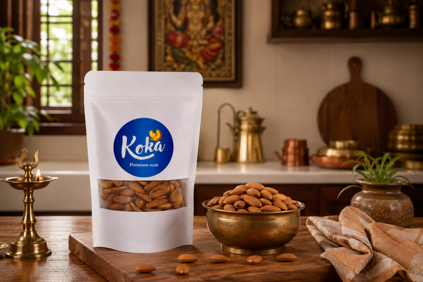 Koka Almond Iranian Mamra PREMIUM (JUMBO)