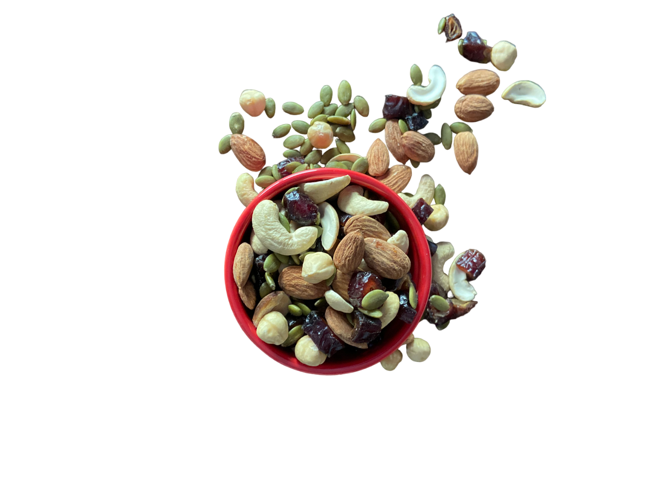 Koka Adventure Trail Mix Datey Mix    (All ROASTED Hazelnut, Salted Almonds, Cashew, Crushed Dates, Pumpkin Seeds)