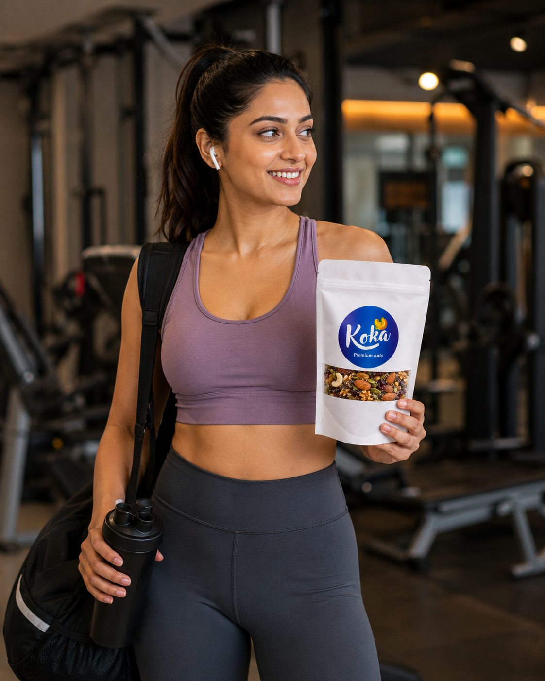 Koka Adventure Trail Mix Nutty Namkeen  (ALL ROASTED Salted Cashew, Salted Almonds, Protein Pulses, Pumpkin Seeds, Raisins)